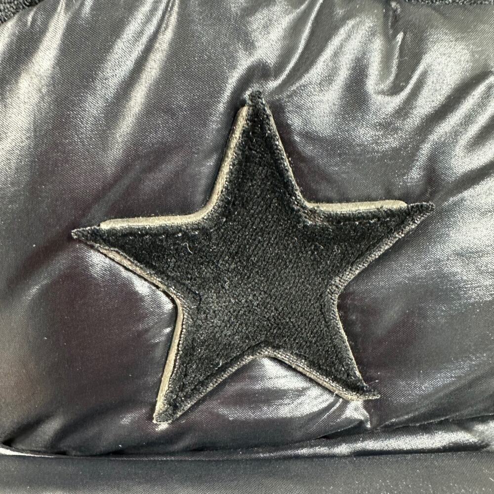 Stella McCartney Black Padded Star Mini Backpack Chain Detail Italy - Picture 8 of 16